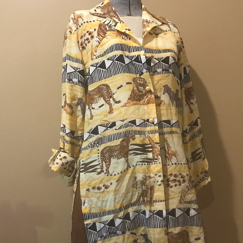 ESCADA- Long sleeve button up blouse